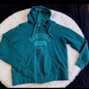 Bass Pro Shops hooded sweater size L women